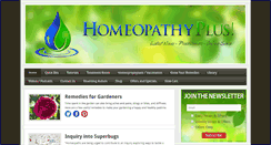 Desktop Screenshot of homeopathyplus.com
