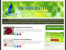 Tablet Screenshot of homeopathyplus.com